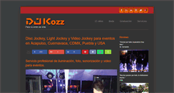 Desktop Screenshot of djkozz.com